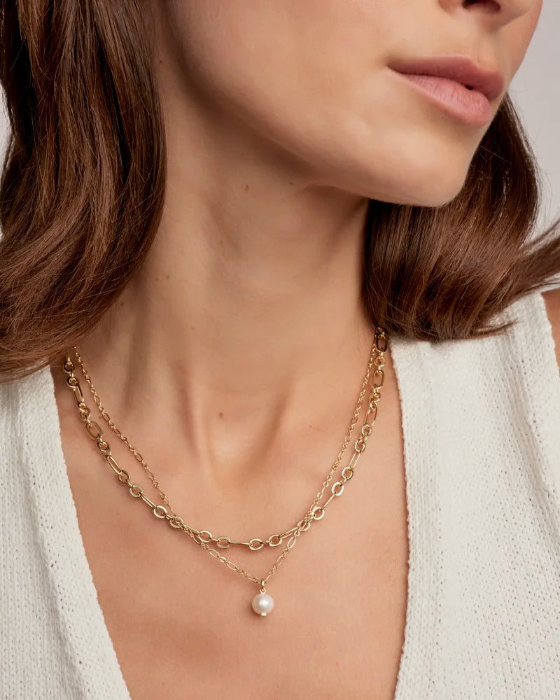 KENDRA SCOTT Ashton Gold Multi Strand Necklace