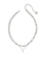 KENDRA SCOTT Ashton Silver Multi Strand Necklace