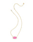 KENDRA SCOTT Elisa Gold Statement Short Pendant Necklace