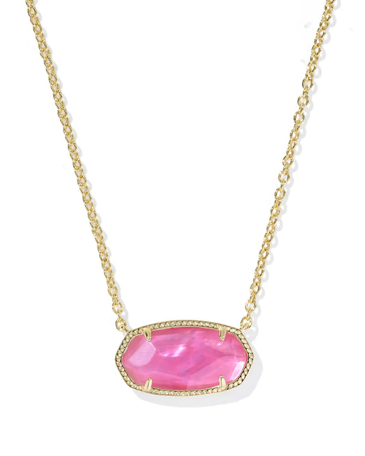 KENDRA SCOTT Elisa Gold Statement Short Pendant Necklace