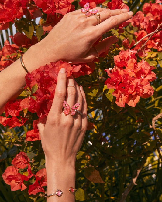 KENDRA SCOTT Joelle Gold Cuff Bracelet