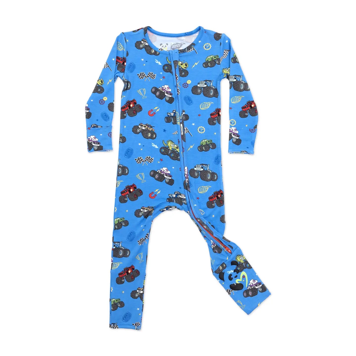 Blaze and the Monster Machines Bamboo Convertible Footie