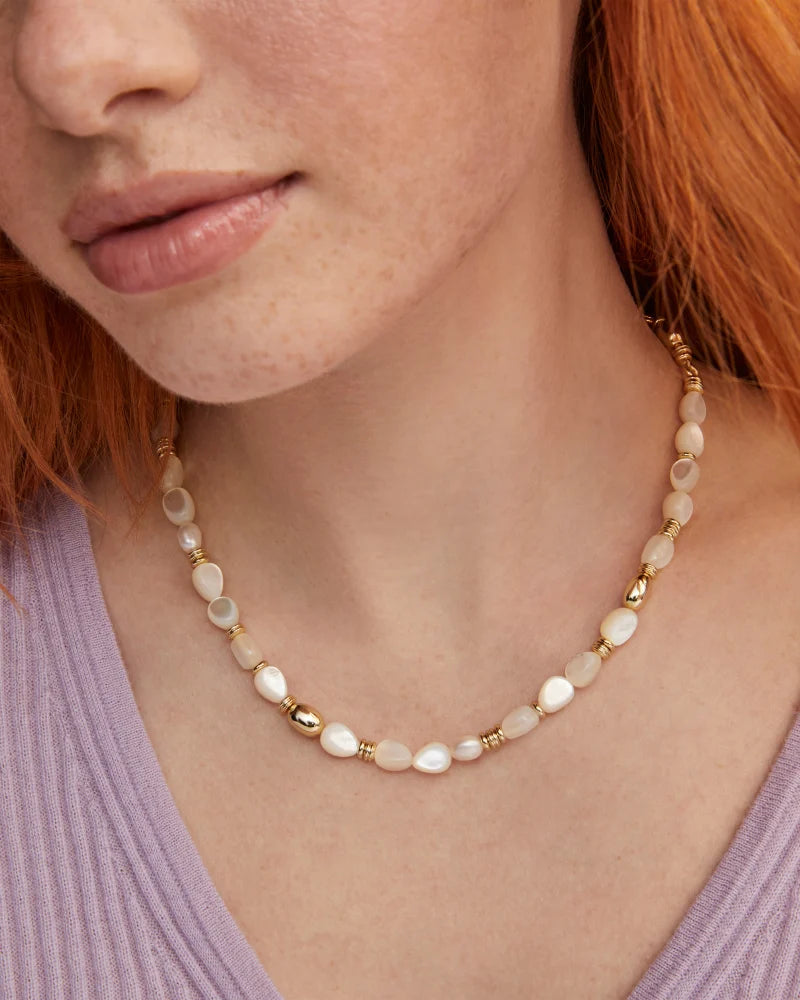 KENDRA SCOTT Melody Gold Beaded Strand Necklace