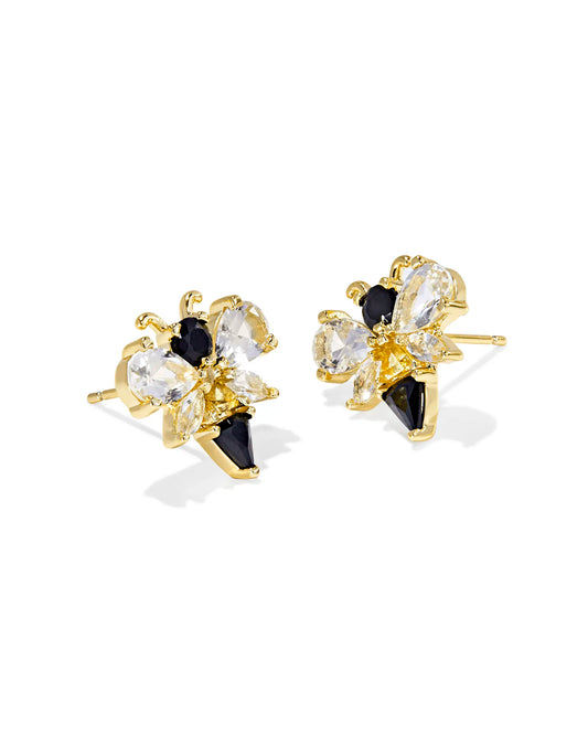KENDRA SCOTT Bee Gold Stud Earrings
