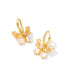 KENDRA SCOTT Bianca Butterfly Gold Huggie Earrings