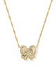 KENDRA SCOTT Haley Bow Gold Short Pendant Necklace