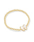 KENDRA SCOTT Haley Bow Gold Stretch Bracelet