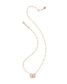 KENDRA SCOTT Haley Bow Gold Short Pendant Necklace