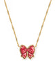 KENDRA SCOTT Haley Bow Gold Short Pendant Necklace
