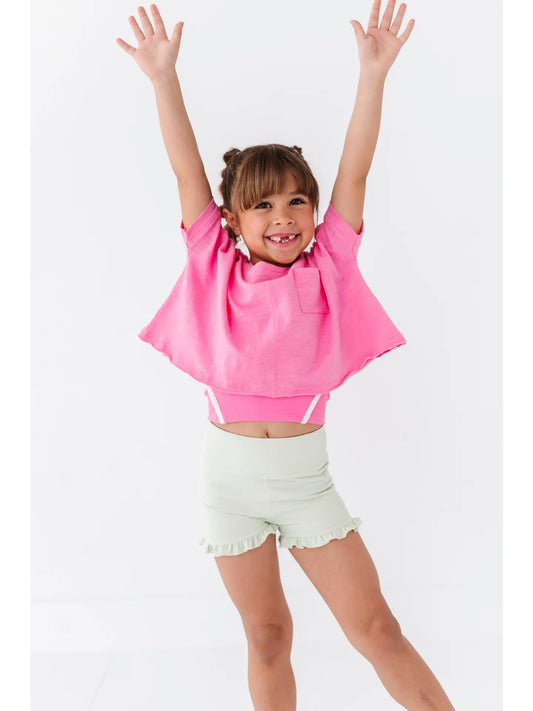 Berry Pink Boxy Crop