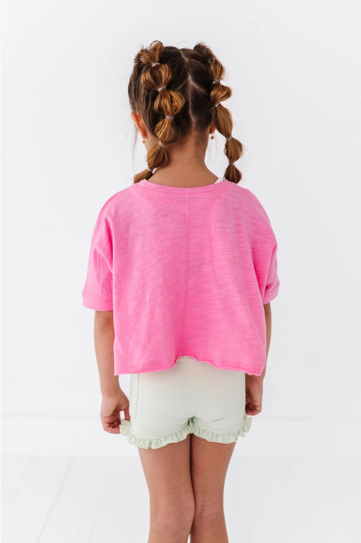 Berry Pink Boxy Crop