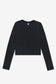 Ultra-Soft Ribbed Long Sleeve Fitted Tee