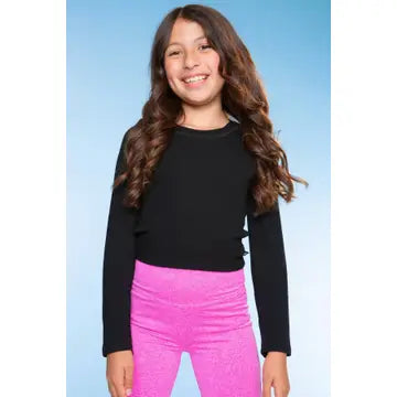 Ultra-Soft Ribbed Long Sleeve Fitted Tee