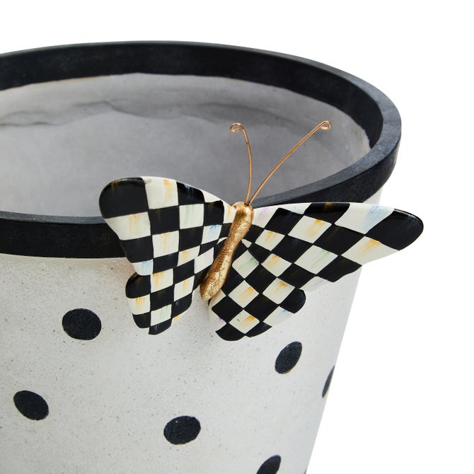 Courtly Check Butterfly Planter