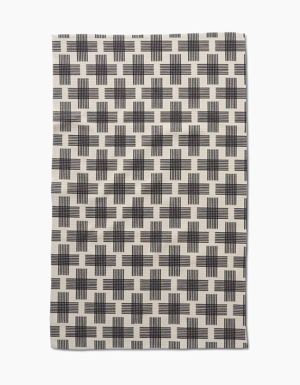 Geometry Cross Hatch Tea Towel