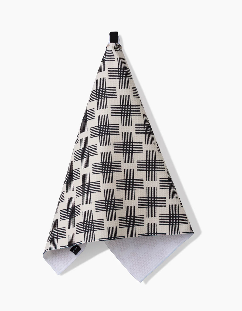 Geometry Cross Hatch Tea Towel