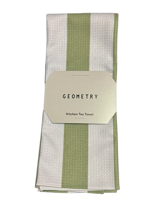 Geometry Candy Mint Tea Towel