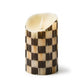 Courtly Check Flicker 5" Pillar Candle