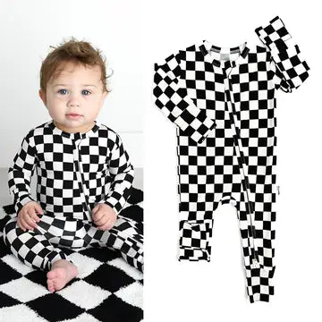 GIGI AND MAX Bamboo Baby Pajama Sleepies Little Baby Zip Axel