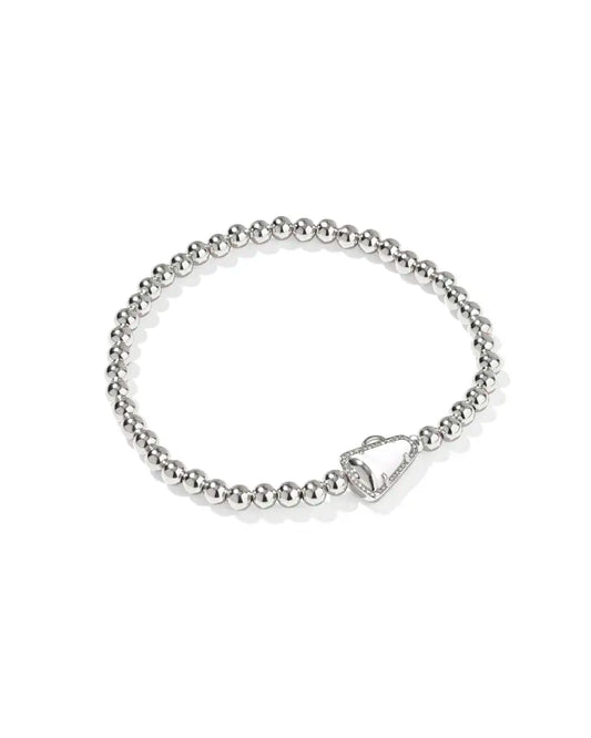 KENDRA SCOTT Cheer Silver Stretch Bracelet