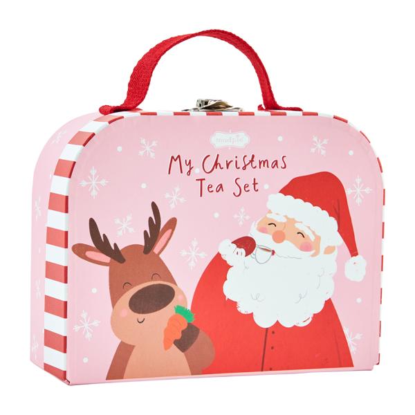MUDPIE Christmas Tea Suitcase Set