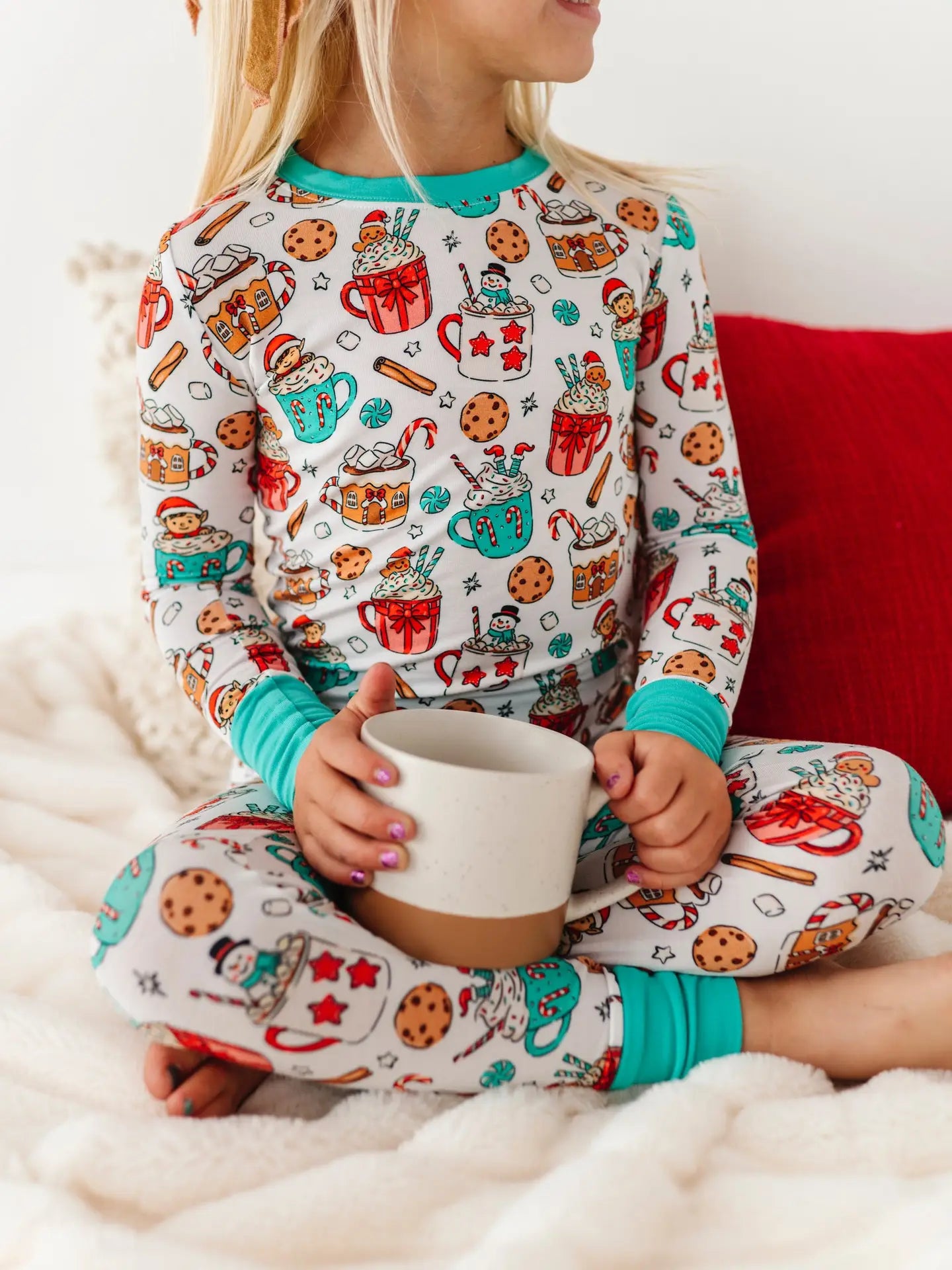 Kiki + Lulu Cocoa Elves Kids Pajamas