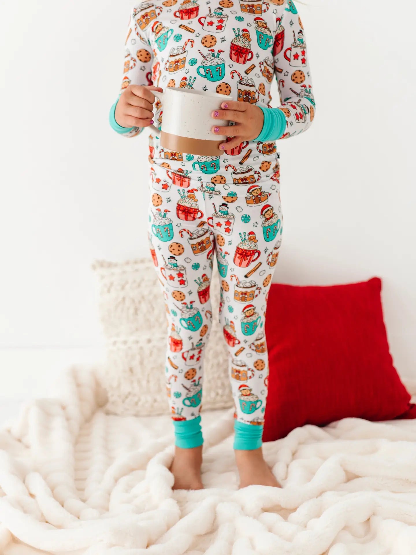 Kiki + Lulu Cocoa Elves Kids Pajamas