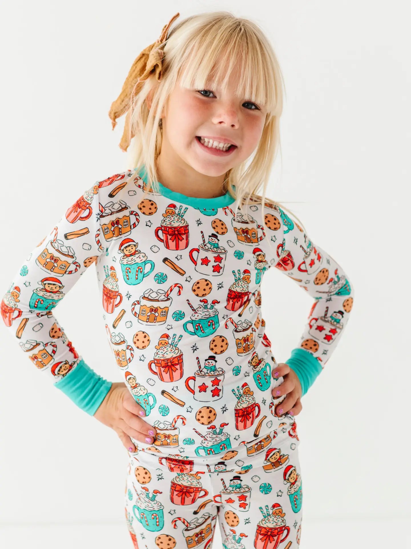 Kiki + Lulu Cocoa Elves Kids Pajamas