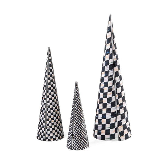 Courtly Cone Trees, Set of 3