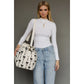 White & Black Bows Duffel