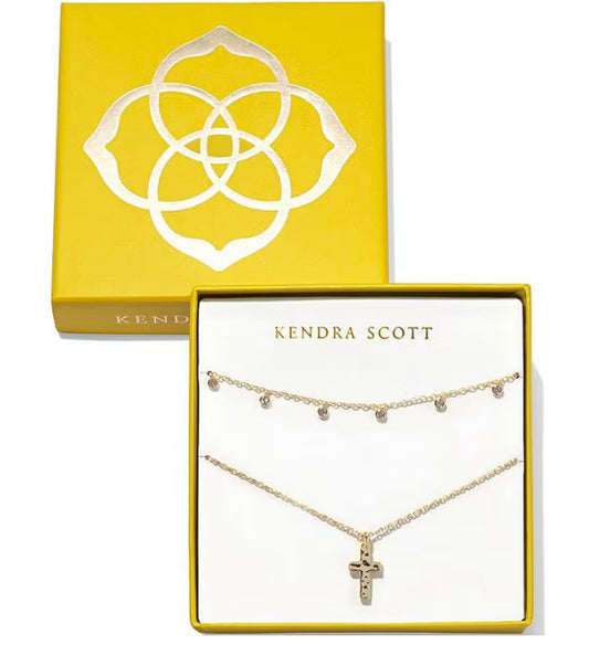 KENDRA SCOTT Amelia Cross Necklace Gift Set