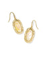 KENDRA SCOTT Dani Gold Figaro Frame Drop Earrings