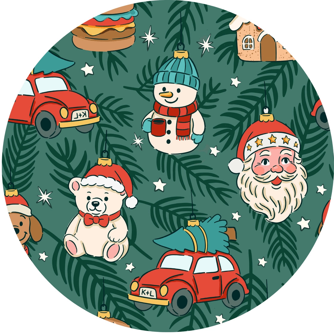 Kiki + Lulu Deck the Pjs Convertible Footies