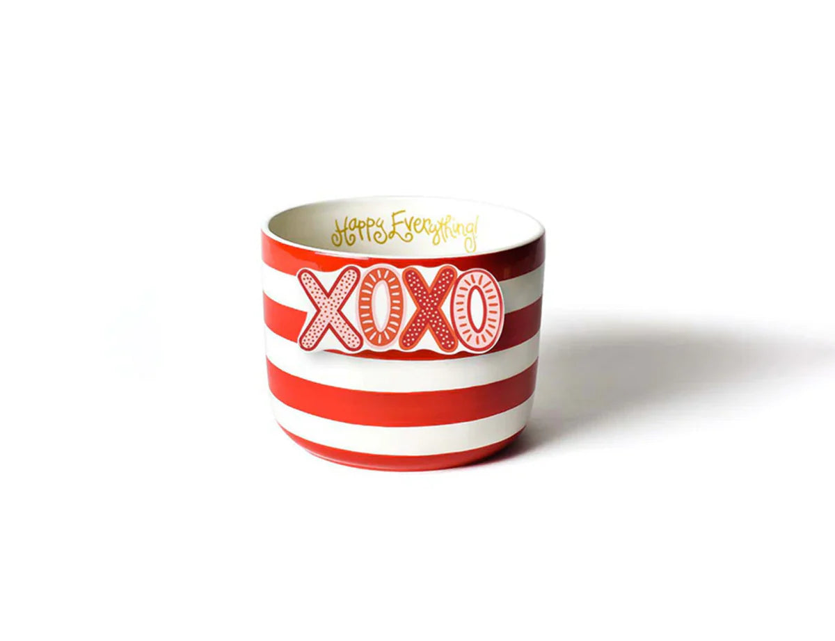 Red Stripe Big Happy Everything Bowl