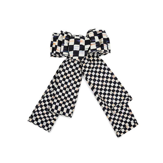 Courtly Check Elegant Bow