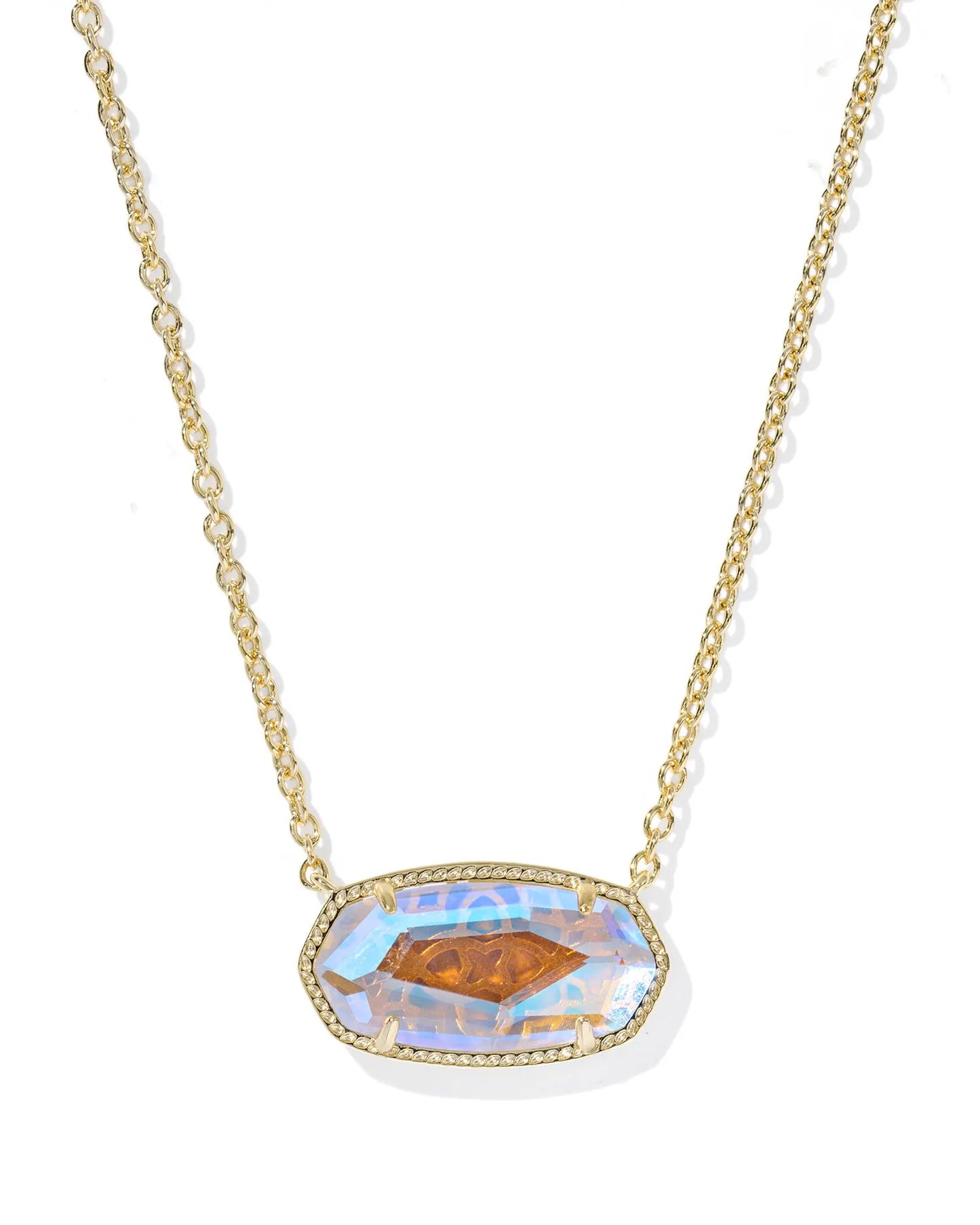 KENDRA SCOTT Elisa Gold Statement Short Pendant Necklace