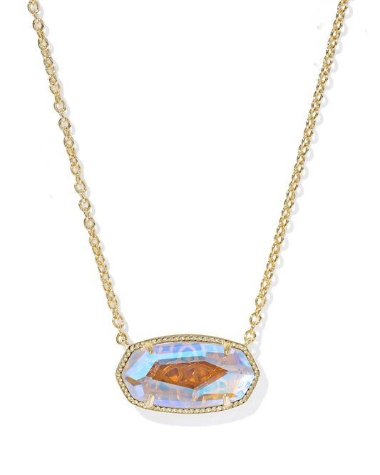 KENDRA SCOTT Elisa Gold Statement Short Pendant Necklace