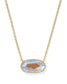 KENDRA SCOTT Elisa Gold Statement Short Pendant Necklace