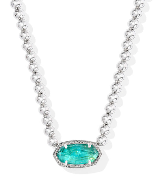KENDRA SCOTT Elisa Silver Beaded Necklace
