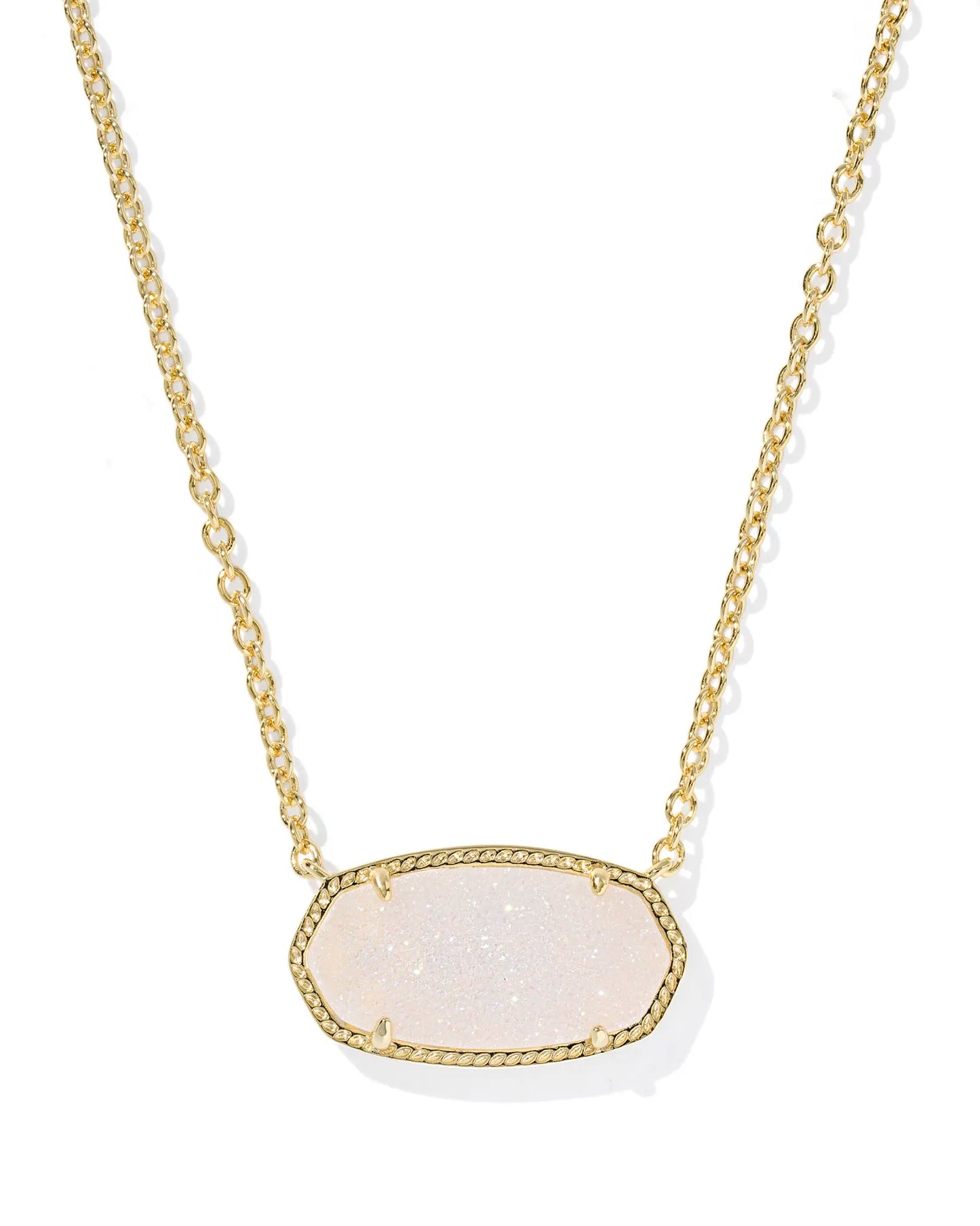 KENDRA SCOTT Elisa Gold Statement Short Pendant Necklace