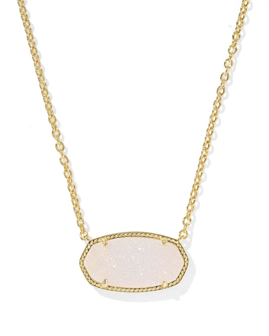 KENDRA SCOTT Elisa Gold Statement Short Pendant Necklace