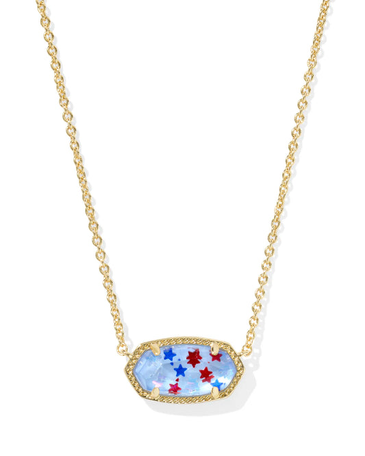 KENDRA SCOTT Elisa Gold Short Pendant Necklace