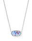KENDRA SCOTT Elisa Silver Short Pendant Necklace