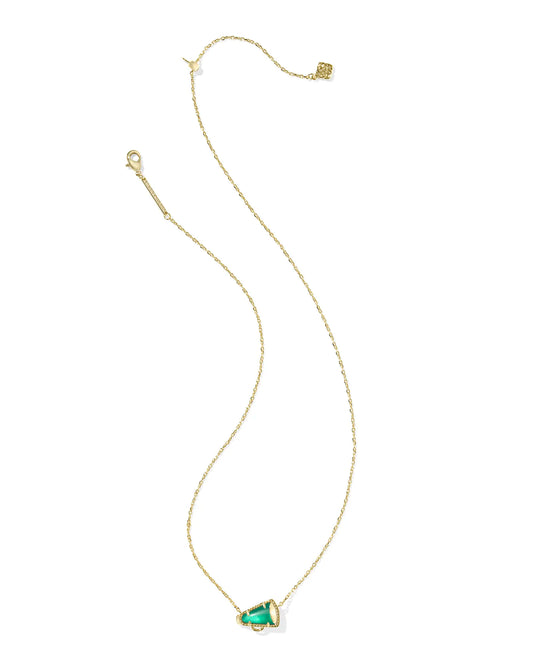 KENDRA SCOTT Cheer Gold Short Pendant Necklace