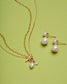 KENDRA SCOTT Eve Gold Chain Multi Strand Necklace in White Pearl