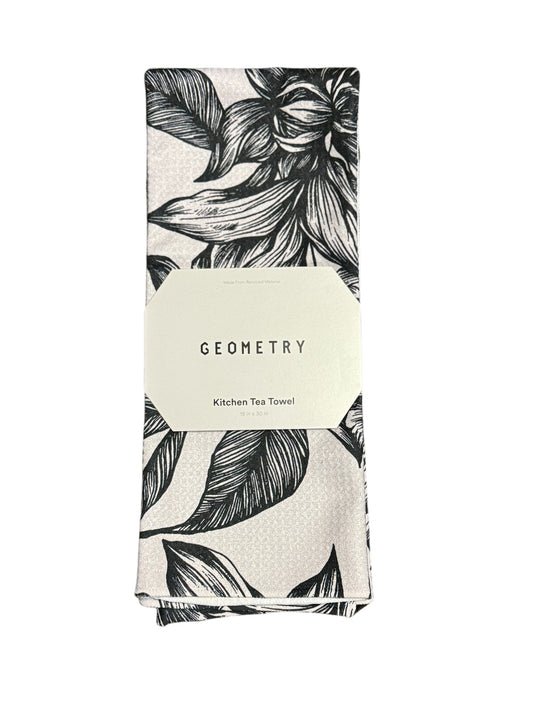 Geometry Caring Tea Towel