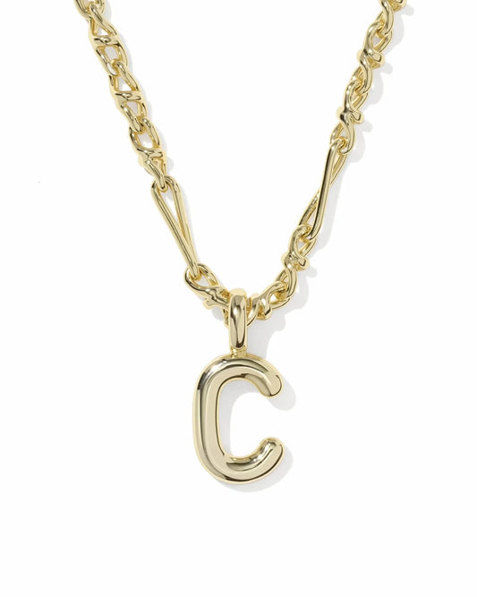 Bubble Letter Necklace C Kendra Scott