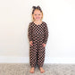 Bentley Wide Leg Romper Bamboo Checks