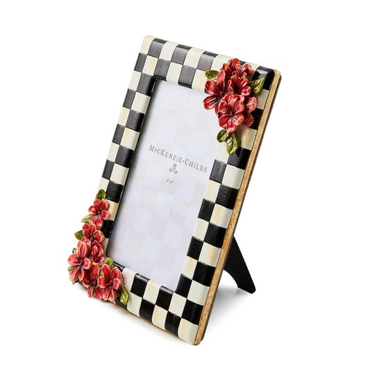 Courtly Check Floral 4" x 6" Frame