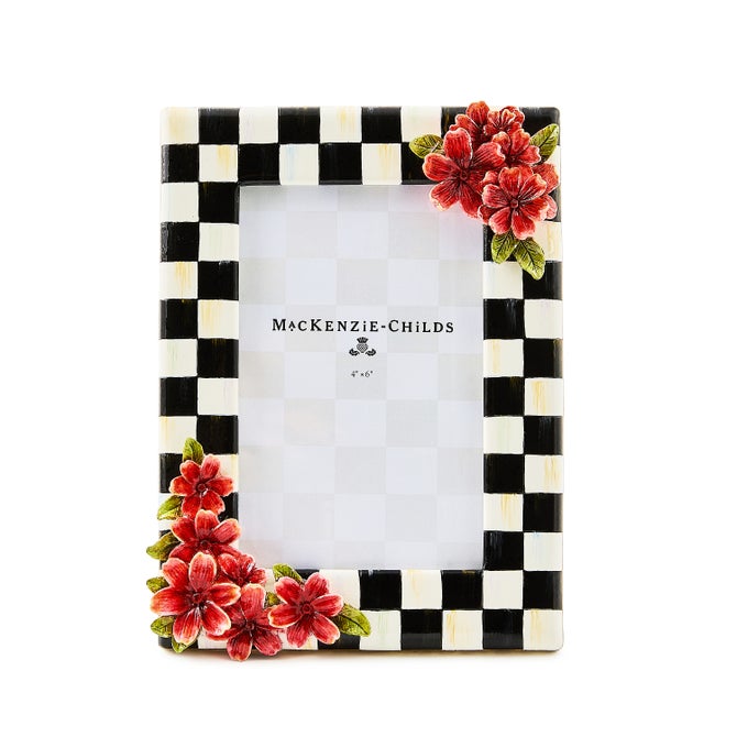 Courtly Check Floral 4" x 6" Frame